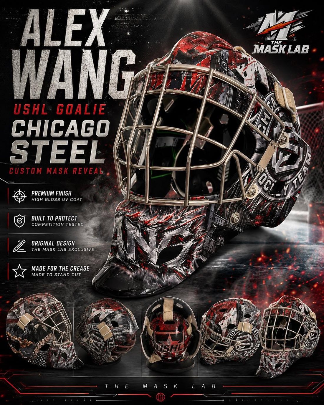 Chicago Steel custom mask reveal