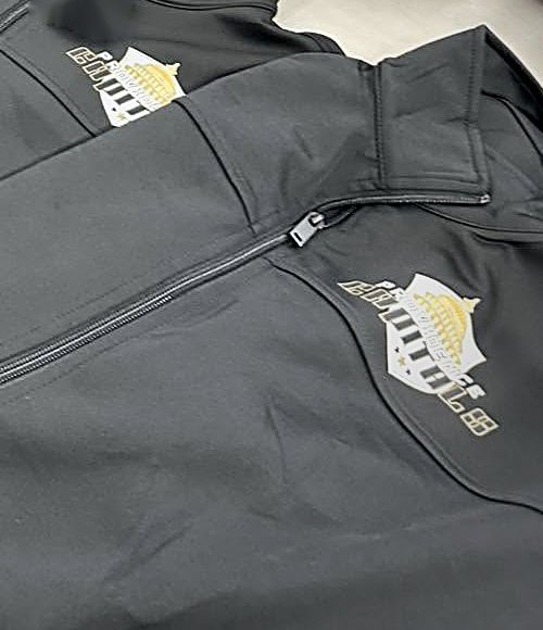 Custom embroidered team jackets and quarter-zips from Simplicity Print Studio