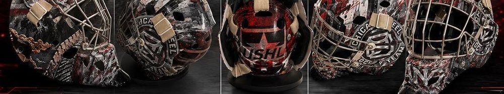 Five angles of the Chicago Steel custom mask